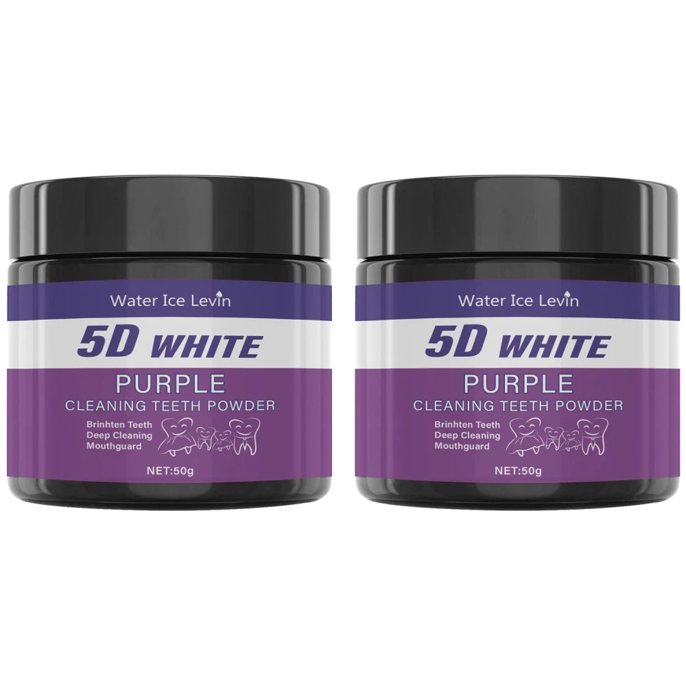Purple Teeth Whitening Powder