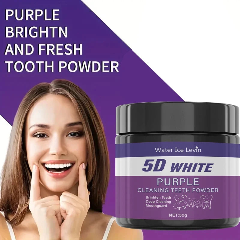 Purple Teeth Whitening Powder